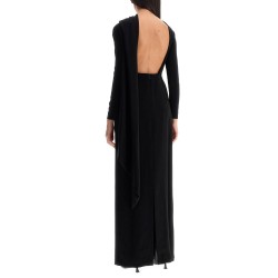 maxi dress with back panel