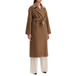 alpaca, wool and cashmere robe coat