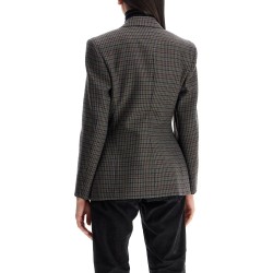 hourglass plaid jacket for