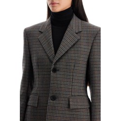 hourglass plaid jacket for