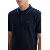 "contrast trim parlay polo shirt