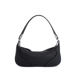 Amira black leather handbag