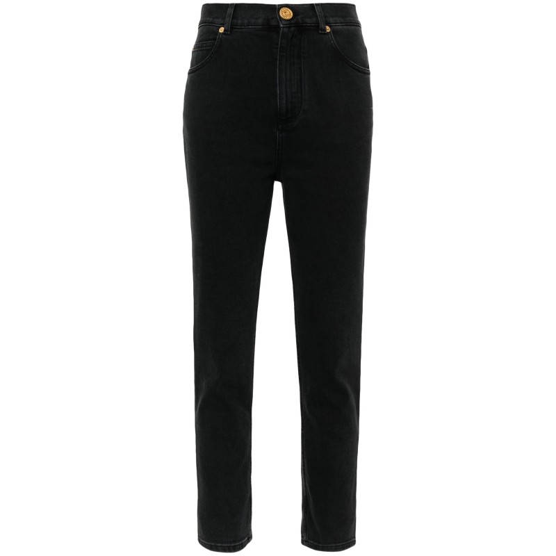 High-rise slim fit jeans