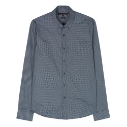 Ls sharktooth geo shirt