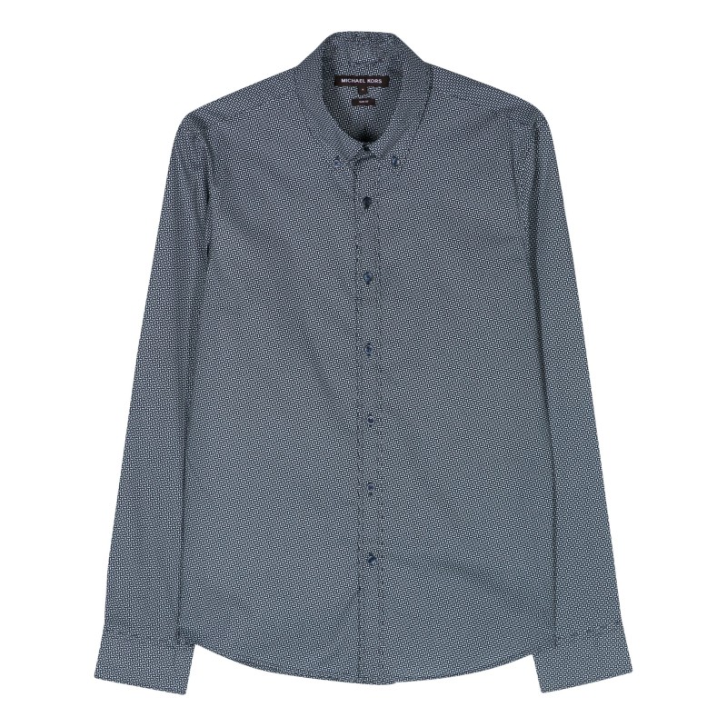 Ls sharktooth geo shirt