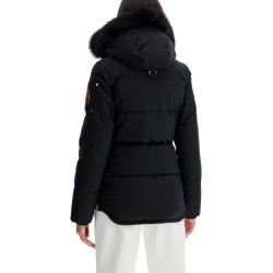 "3q canvas down jacket with shear