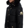 "3q canvas down jacket with shear