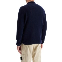 brushed wool blend pullover sweater