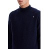 brushed wool blend pullover sweater