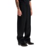 wool gabardine trousers for