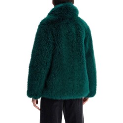 short hunter coat in faux fur