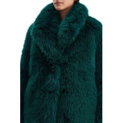 short hunter coat in faux fur