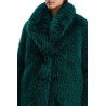 short hunter coat in faux fur