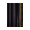 multicolored striped wool scarf