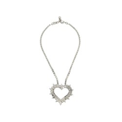 necklace with heart pendant