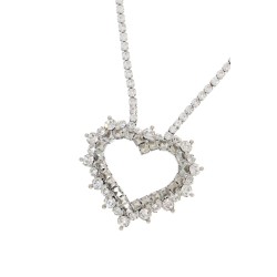 necklace with heart pendant