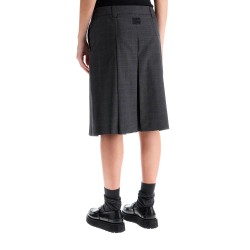 'prince of wales pleated skirt'