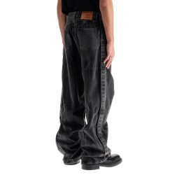 baggy jeans with removable panels