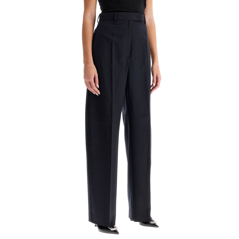 tailored trousers in cool wool fabric