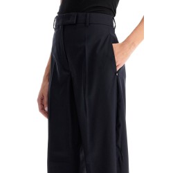 tailored trousers in cool wool fabric