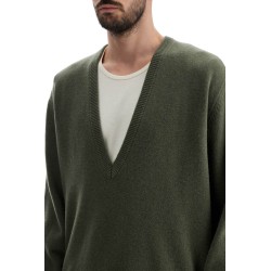 deep v-neck pullover sweater