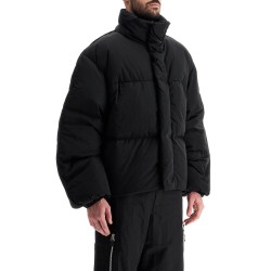 short boxy down jacket