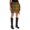 ered wool and cashmere scarf-style mini skirt