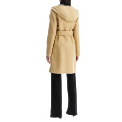 reversible wool coat with lap