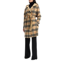 reversible wool coat with lap