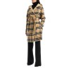 reversible wool coat with lap