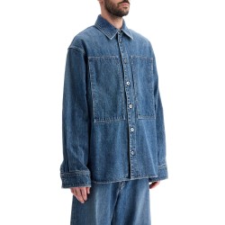 japanese denim overshirt for men