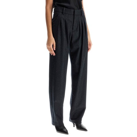 casile wool flannel trousers in nine