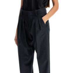 casile wool flannel trousers in nine