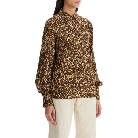 "teysa silk leopard print