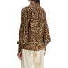 "teysa silk leopard print