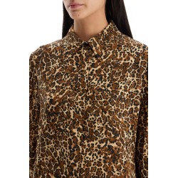 "teysa silk leopard print