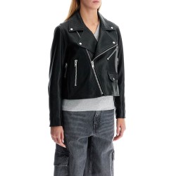 lenny sue leather biker jacket