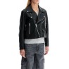 lenny sue leather biker jacket