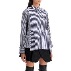 poplin sticked shirt with