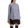 poplin sticked shirt with