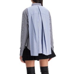 poplin sticked shirt with