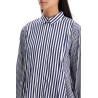 poplin sticked shirt with