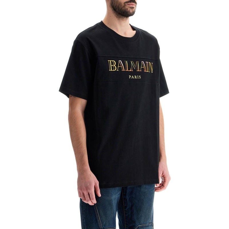 "vintage balmain embroidered t-shirt