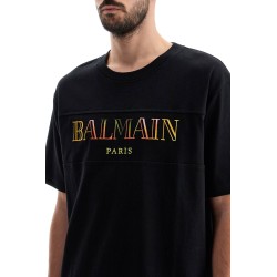 "vintage balmain embroidered t-shirt