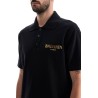 "vintage balmain embroidered polo shirt