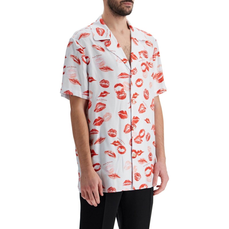 "short-sleeved shirt with all-over