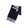 logo wool scarf