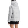 short down jacket with hood