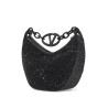 mini vlogo moon bag hobo purse with