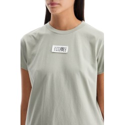 t-shirt with logo label